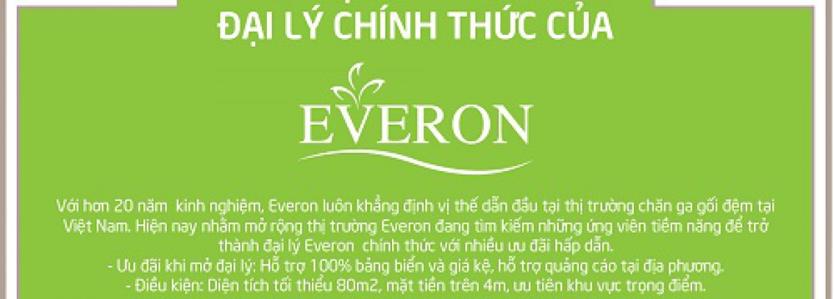 Điều kiện trở thành đại lý cấp 1 của Everon