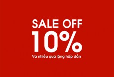 Giảm giá 10%
