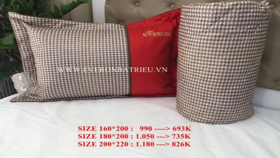 Bộ ga chun và vỏ gối TK02