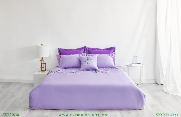 Everon Solid Thêu EST 21030