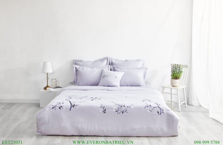 Everon Solid Thêu EST 21031 