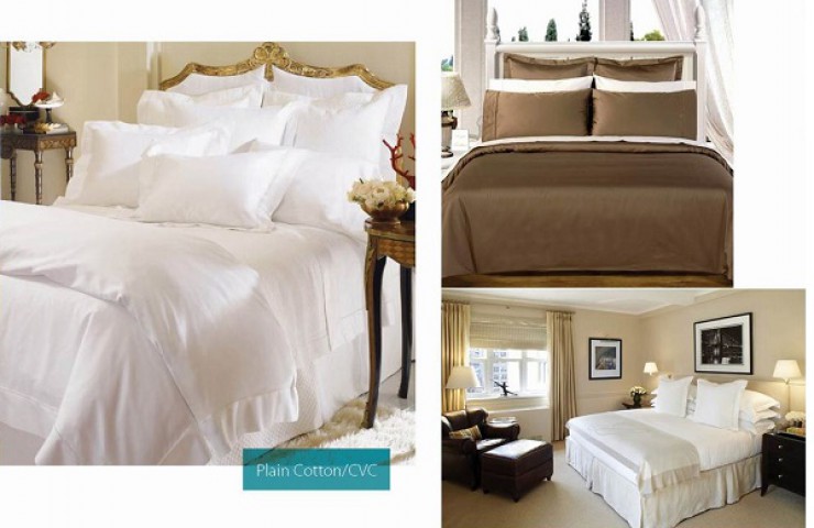 Chăn ga gối đệm dùng cho khách sạn
