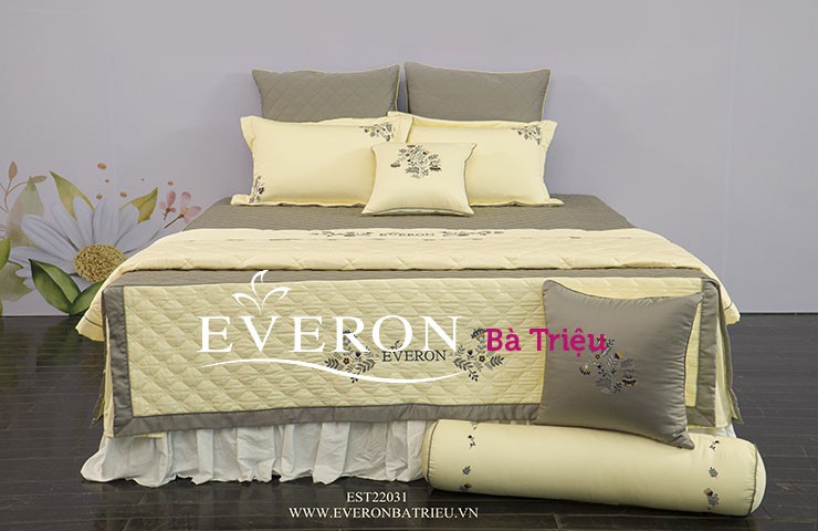 Everon Solid Thêu EST 22031